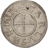 France, Charles II le Chauve, Denarius, Paris, AU(50-53), Silver, Prou:323