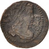 Spain, CATALONIA, Louis XIV, Dinero, 1648, Barcelona, VF(30-35), Copper, KM:7