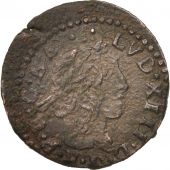 Espagne, CATALONIA, Louis XIII, Sizain, 1642, Girona, TB+, Cuivre, KM:82