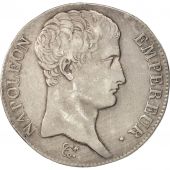 France, Napolon I, 5 Francs, 1806, Perpignan, TB+, Argent, Gadoury:581