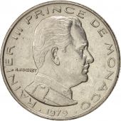 Monaco, Rainier III, 1/2 Franc, 1979, MS(63), Nickel, KM:145