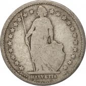 Switzerland, Franc, 1877, Bern, VG(8-10), Silver, KM:24