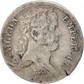 France, Napolon I, 1/2 Franc, 1808, Paris, VF(20-25), Silver, KM:680.1