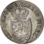 German States, Nassau, 3 Kreuzer, 1 Groschen, 1812, Usingen, AU(50-53), KM:32