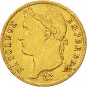 France, Napolon I, 20 Francs, 1813, Paris, TTB, Or, KM:695.1, Gadoury:1025