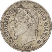 France, Napoleon III, 20 Centimes, 1866, Paris, TTB, Argent, Gadoury:308