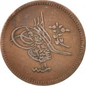 gypte, Abdul Mejid, 10 Para, 1856 (1255//19), TB+, Argent, KM:225