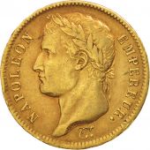 France, Napolon I, 40 Francs, 1811, Paris, EF(40-45), Gold, KM:696.1