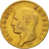 France, Napolon I, 40 Francs, 1804 (An 13), Paris, TB+, Or, Gadoury:1081
