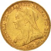 Australia, Victoria, Sovereign, 1894, Melbourne, EF(40-45), Gold, KM:13