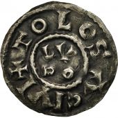 France, Louis II le Bgue, Denarius, Toulouse, AU(50-53), Silver, Prou:818