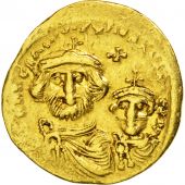 Heraclius & Heraclius Constantin, Solidus, Constantinople, TTB, Or, Sear:738