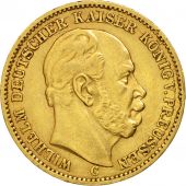 Etats allemands, PRUSSIA, Wilhelm I, 20 Mark, 1873, Frankfurt, TTB, Or, KM:501