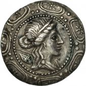 Macedonia, Tetradrachm, Amphipolis, AU(50-53), Silver, SNG Cop:1310-1