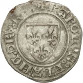 France, Charles VI, Blanc Gunar, Mcon, VF(30-35), Billon, Duplessy:377A