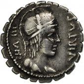 Aquillia, Denarius Serratus, Rome, AU(50-53), Silver, Crawford:401/1