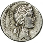 Egnatia, Denarius, Rome, AU(55-58), Silver, Crawford:391/3