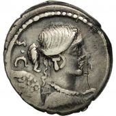 Carisia, Denarius, Rome, EF(40-45), Silver, Crawford:464/5