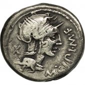 Cipia, Denarius, Rome, EF(40-45), Silver, Crawford:289/1