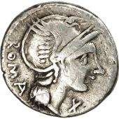 Flaminia, Denarius, Rome, VF(30-35), Silver, Crawford:302/1