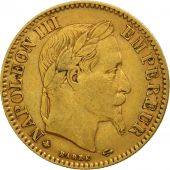 France, Napoleon III, 10 Francs, 1863, Paris, TTB, Or, Gadoury:1015