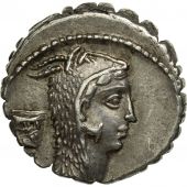 Roscia, Denarius Serratus, Rome, SUP, Argent, Crawford:412/1