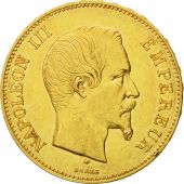 France, Napoleon III, 100 Francs, 1857, Paris, EF(40-45), Gold, KM:786.1