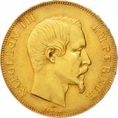 France, Napoleon III, 50 Francs, 1857, Paris, TTB+, Or, Gadoury:1111