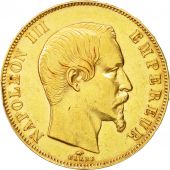 France, Napoleon III, 50 Francs, 1857, Paris, TTB, Or, Gadoury:1111