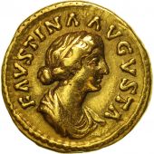 Faustina II, Aureus, Rome, TTB, Or, RIC:717a
