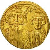 Constans II 641-668, Solidus, Constantinople, SUP+, Or, Sear:964