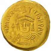 Maurice Tiberius, Solidus, Constantinople, AU(55-58), Gold, Sear:478