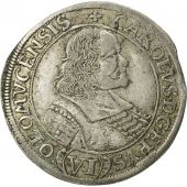 AUSTRIAN STATES, OLMUTZ, Karl II, 6 Kreuzer, 1674, EF(40-45), Silver, KM:236.2