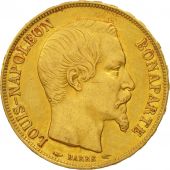 France, Napoleon III, 20 Francs, 1852, Paris, AU(50-53), Gold, KM:774