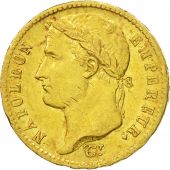 France, Napolon I, 20 Francs, 1813, Paris, TTB+, Or, KM:695.1, Gadoury:1025