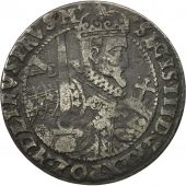 Pologne, Sigismund III, Ort, 18 Groszy - 1/4 Thaler, 1623, TB+, Argent, KM:37