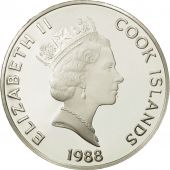 Cook Islands, Elizabeth II, 50 Dollars, 1988, Marco Polo, MS(65-70)