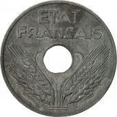 France, tat franais, 20 Centimes, 1942, Paris, AU(55-58), Zinc, KM:900.1
