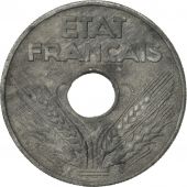 France, tat franais, 20 Centimes, 1942, Paris, TTB+, Zinc, Gadoury:321