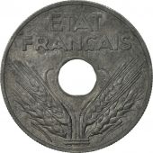 France, tat franais, 20 Centimes, 1943, Paris, SUP, Zinc, Gadoury:321