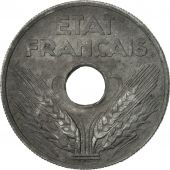 France, tat franais, 20 Centimes, 1943, Paris, TTB+, Zinc, Gadoury:321