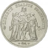 France, Hercule, 5 Francs, 1877, Paris, MS(64), Silver, KM:820.1, Gadoury:745a