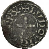 France, Louis VIII or Louis IX, Denier Tournois, VF(30-35), Billon, Duplessy:188