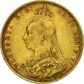 Australia, Victoria, Sovereign, 1888, Sydney, EF(40-45), Gold, KM:10