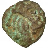 Ambiani, Bronze  la tte humaine de face, VF(30-35), Bronze, Delestre:manque.