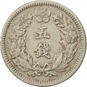 Korea, Kuang Mu, 5 Chon, Year 11 (1907), EF(40-45), Copper-nickel, KM:1126