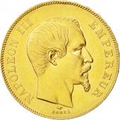 France, Napolon III, 50 Francs, 1857, Paris, TTB+, Or, KM:785.1, Gadoury 1111