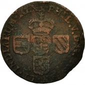 Spanish Netherlands, NAMUR, Philip V of Spain, Liard, 1710, Namur, VF(20-25)