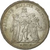 France, Hercule, 5 Francs, 1873, Paris, MS(60-62), Silver, KM:820.1
