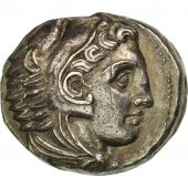 Royaume de Macedoine, Alexandre III, Ttradrachme, Amphipolis, SUP, Argent